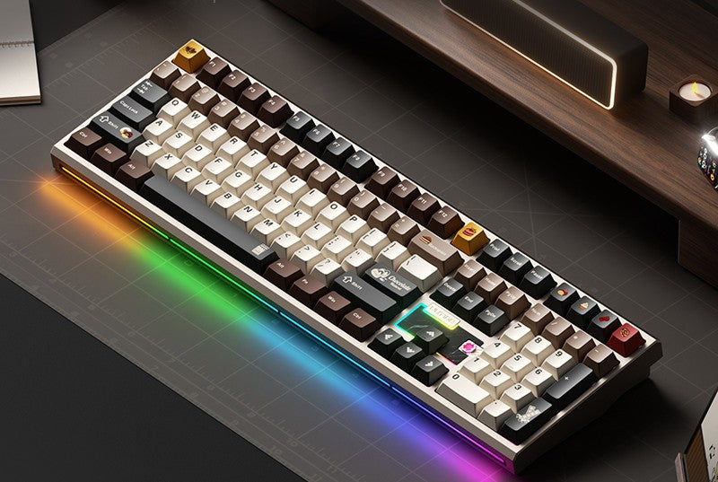 Weikav NUT108 メカニカル/カスタムキーボード (ベアボーン) Weikav Nut108 Mechanical Keyboard - Full-Size, Tri-mode