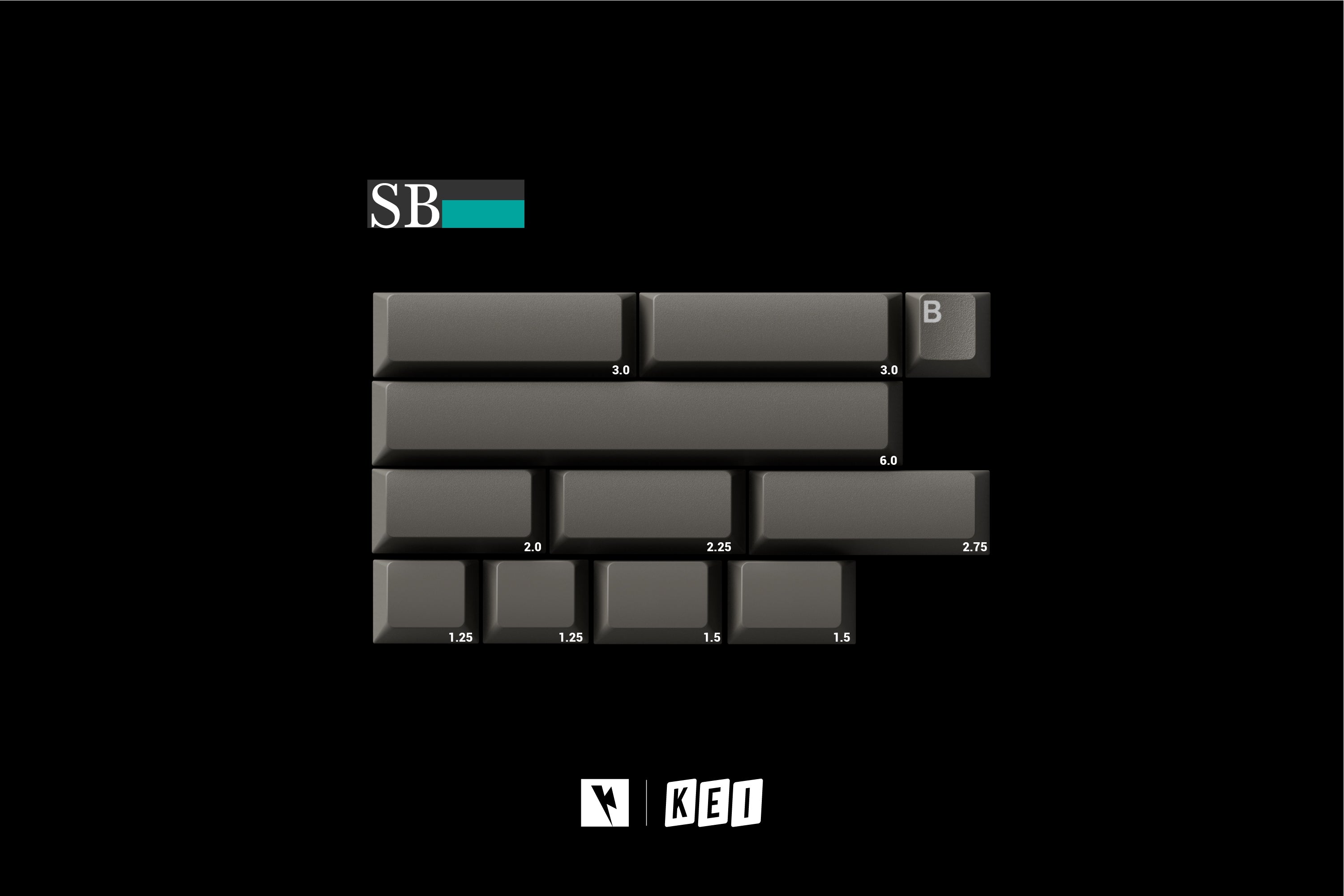 Keykobo Dolch ABS Double-shot Keycap Set – LumeKeebs