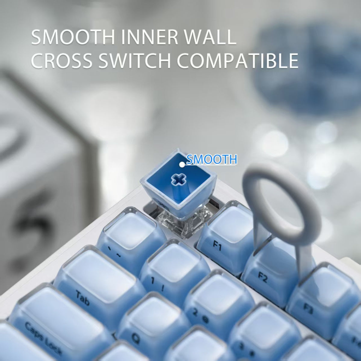 XVX Jelly R2 Side-Printed Translucent MDA Profile 122-Key Keycap Set