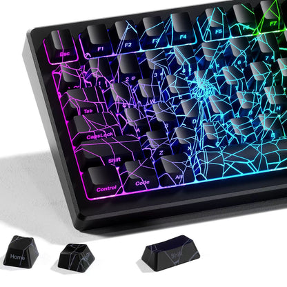 XVX IMD Spider Web Shine-Through OEM Profile 118-Key Keycap Set
