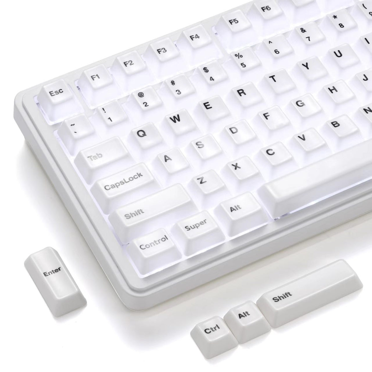 XVX Glaze Ceramic Cherry Profile 120-Key Full Keycap Set