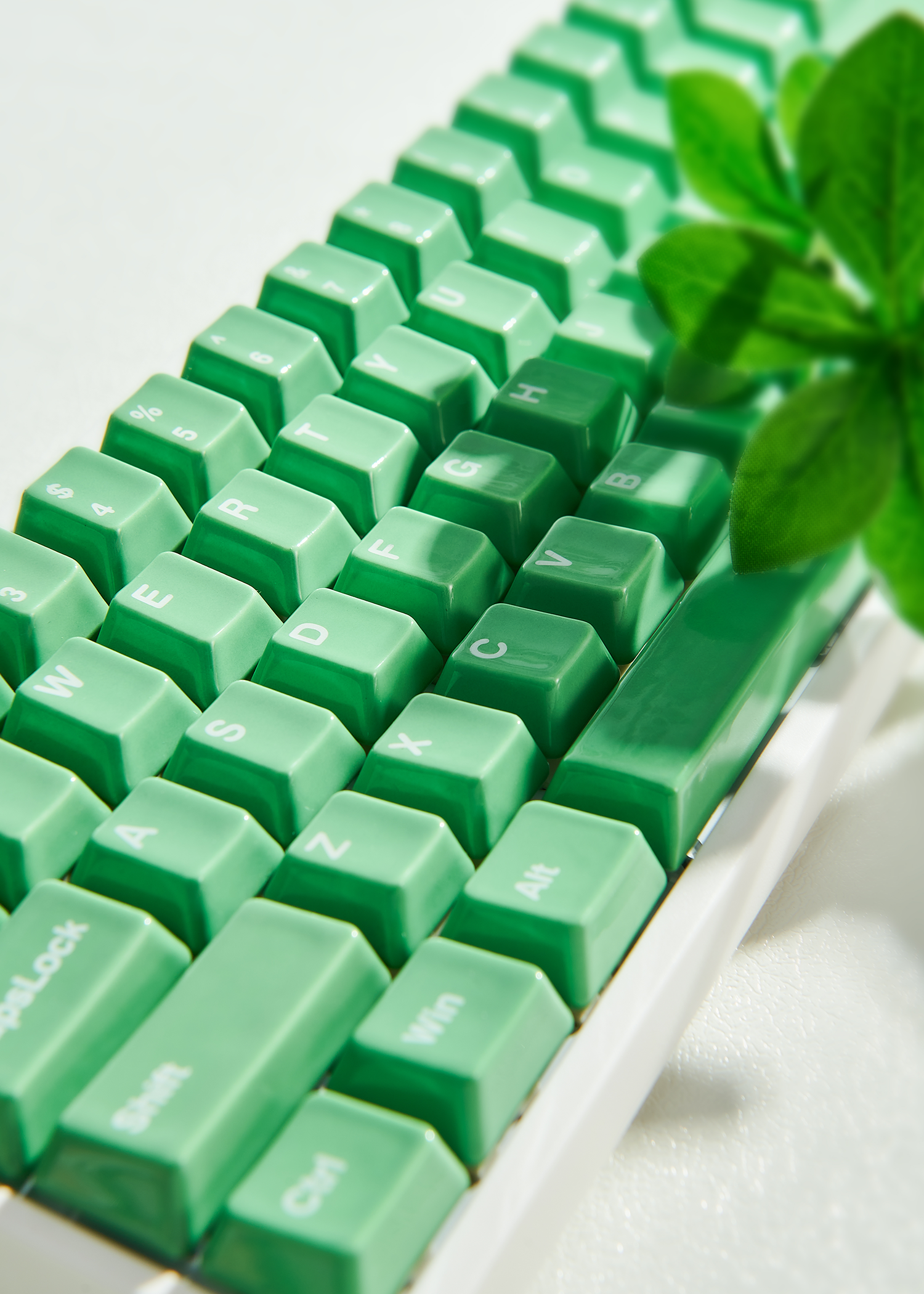 Cerakey Ceramic Keycap Full Set V2 - Green