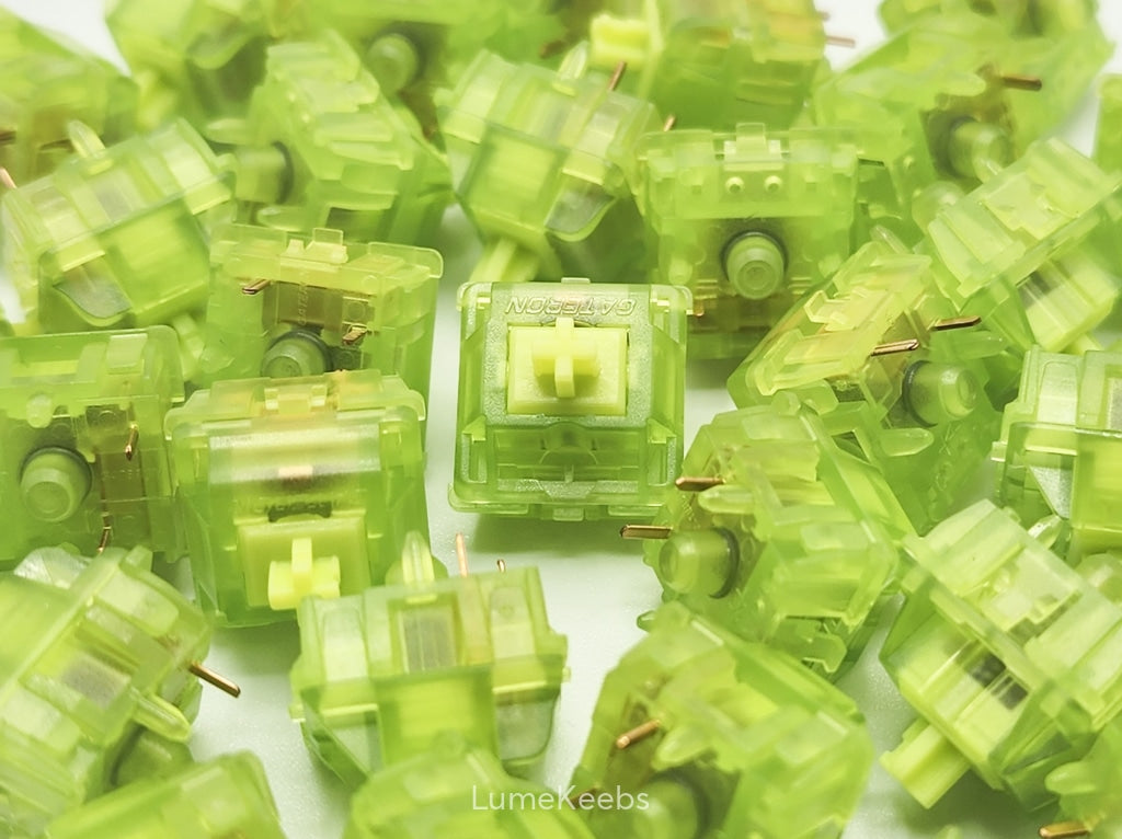 Gateron Luciola Linear Switches | Glow In The Dark 