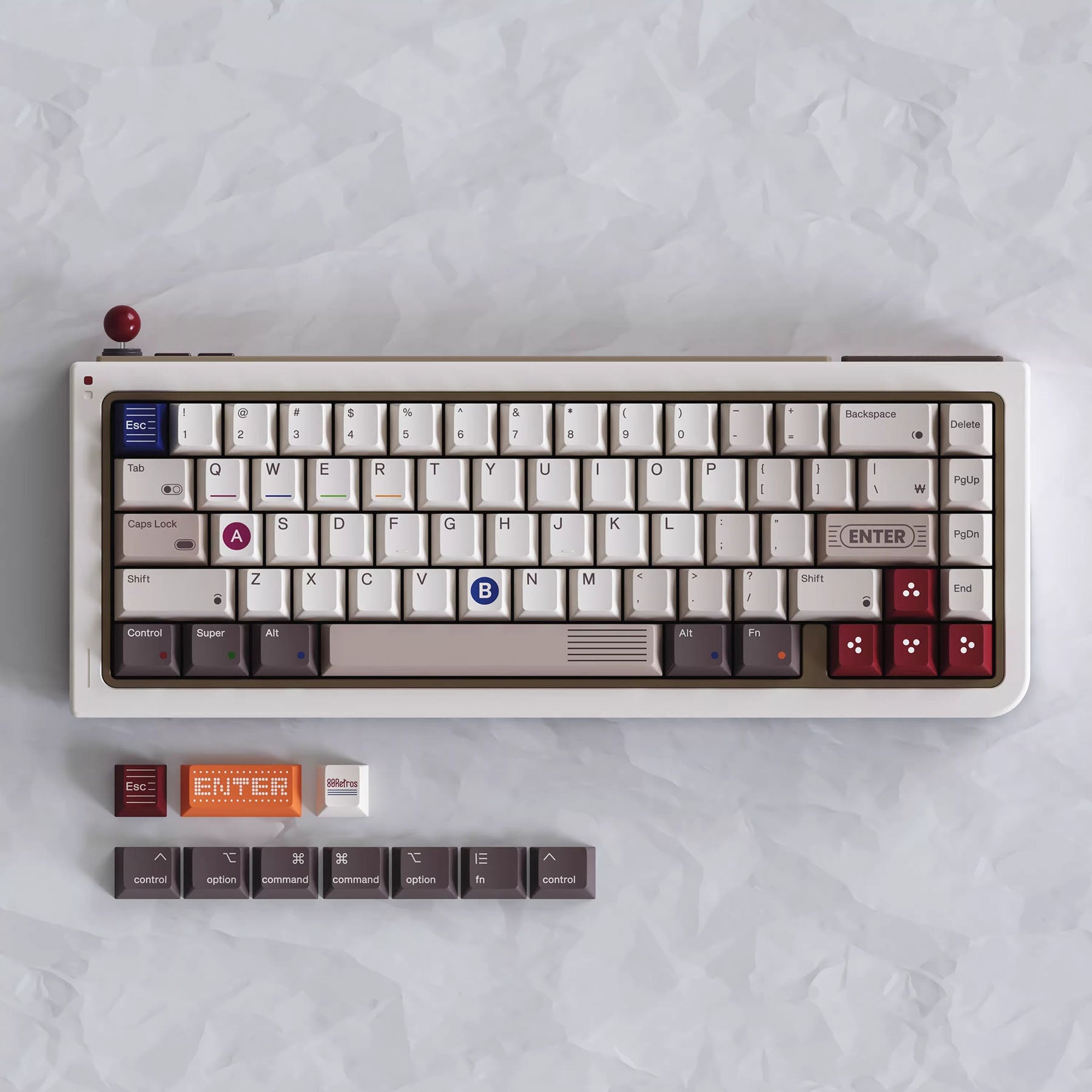 80Retros GB65 カスタムキーボード 80Retros GB65 Mechanical Keyboard - Pre-built Kit – LumeKeebs