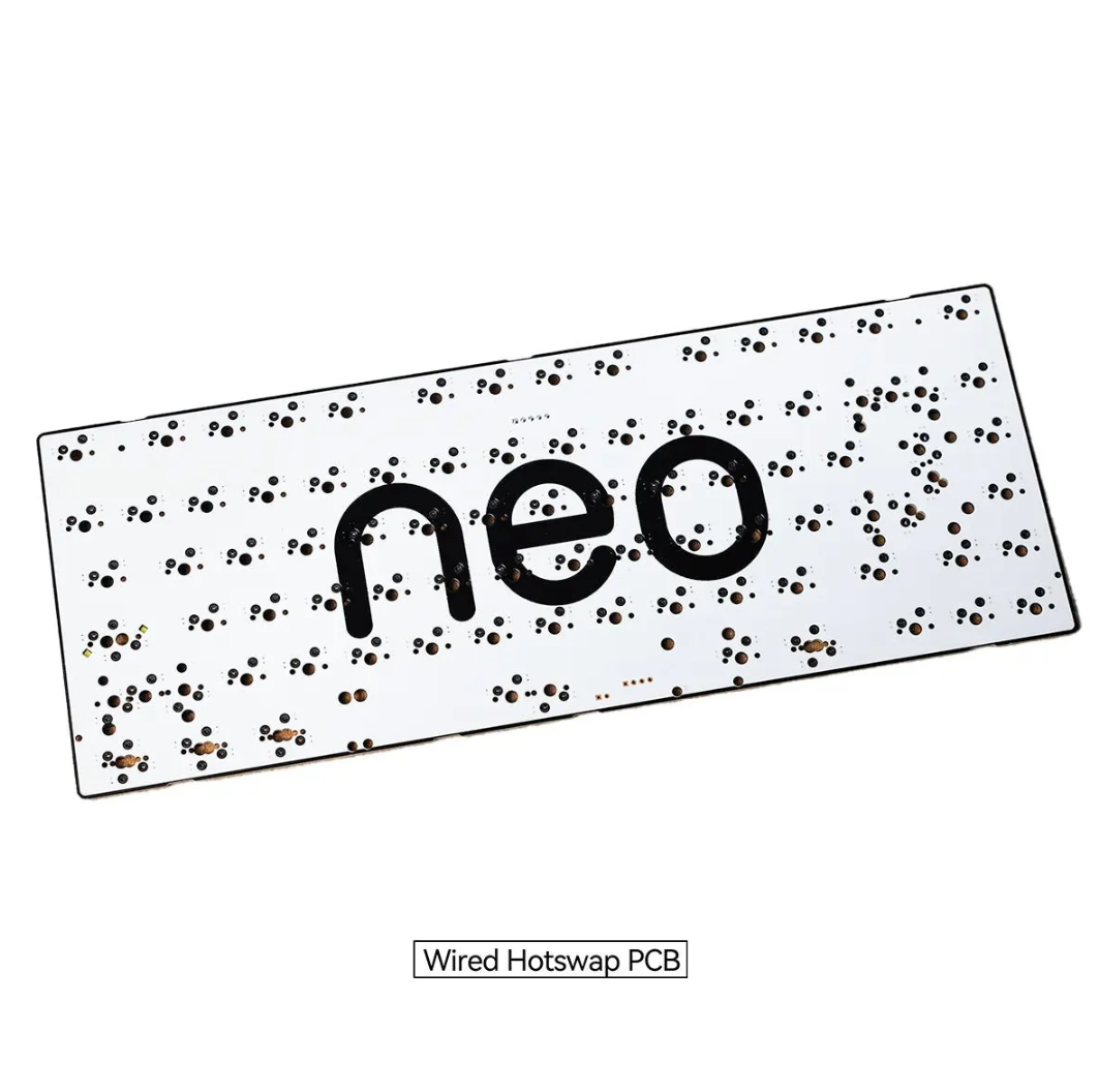 Qwertykeys Neo75 Cu PCB, Plate & Extra Parts