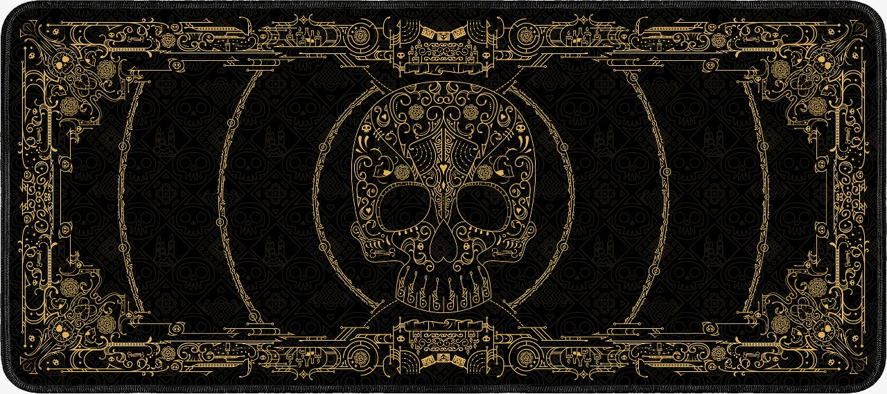Skull Series Deskmat Waterproof, Anti-Slip Extended Desk Mat for Esports