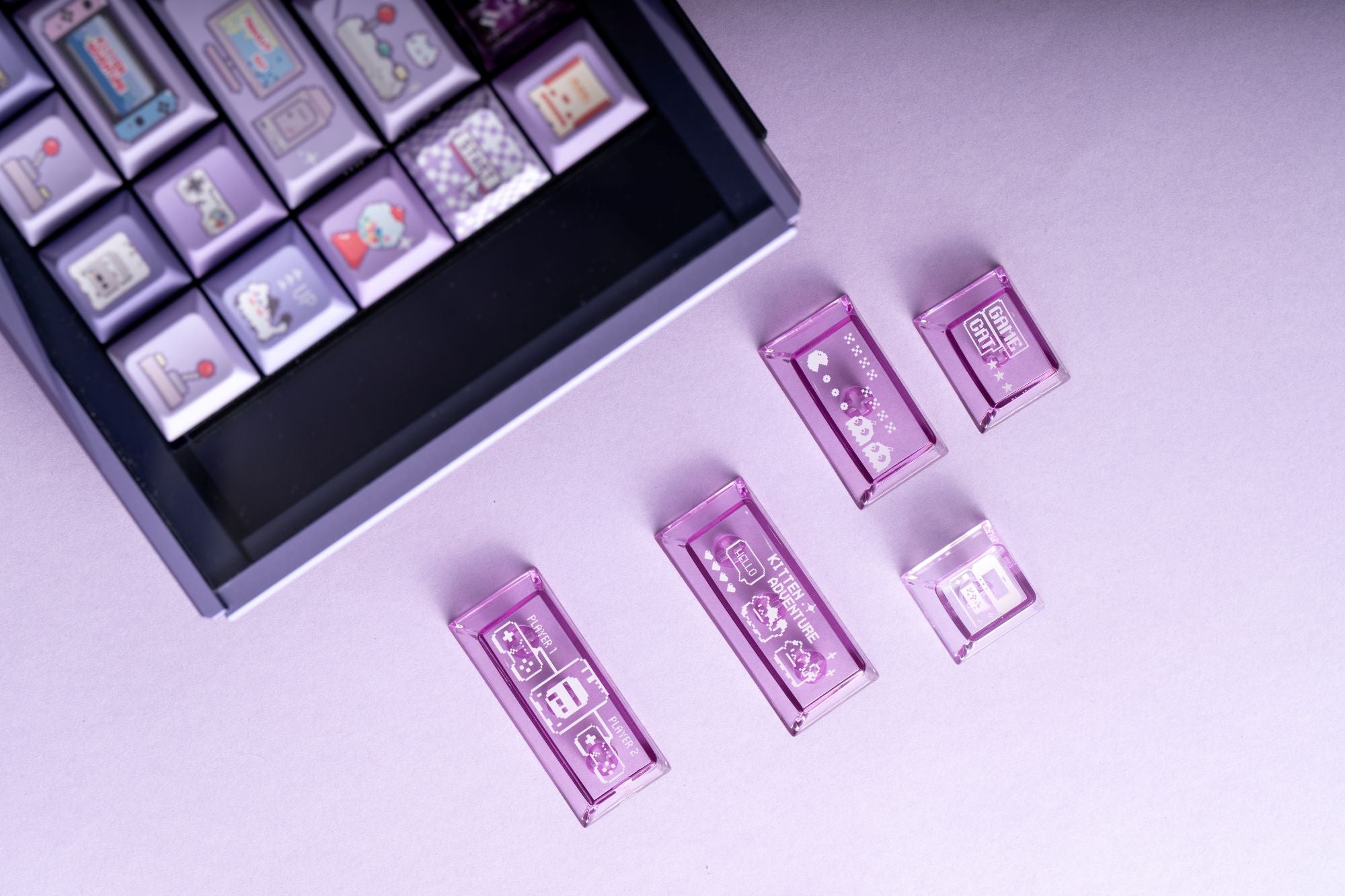 Soulcat Meow Meow Keycap - PBT Cherry Profile All in One Set