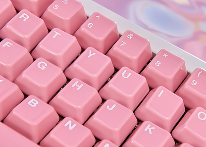 Cerakey Ceramic Keycap Full Set V2 - Pink