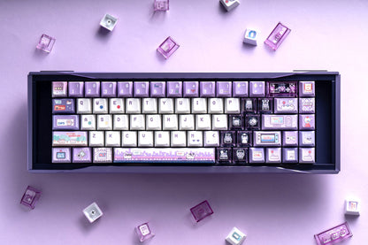 Soulcat Meow Meow Keycap - PBT Cherry Profile All in One Set