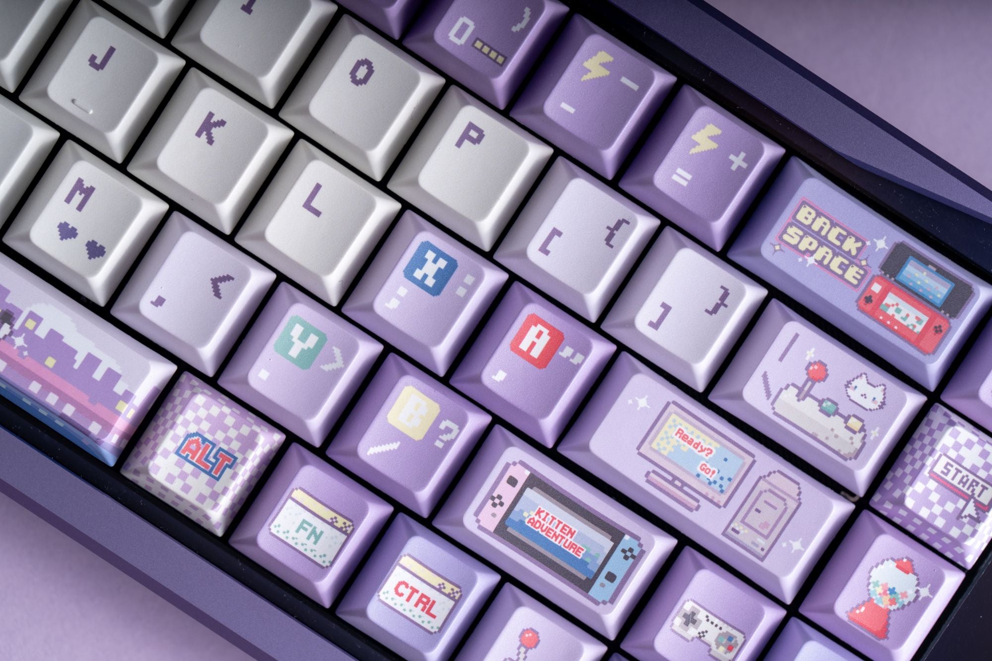 Soulcat Meow Meow Keycap - PBT Cherry Profile All in One Set