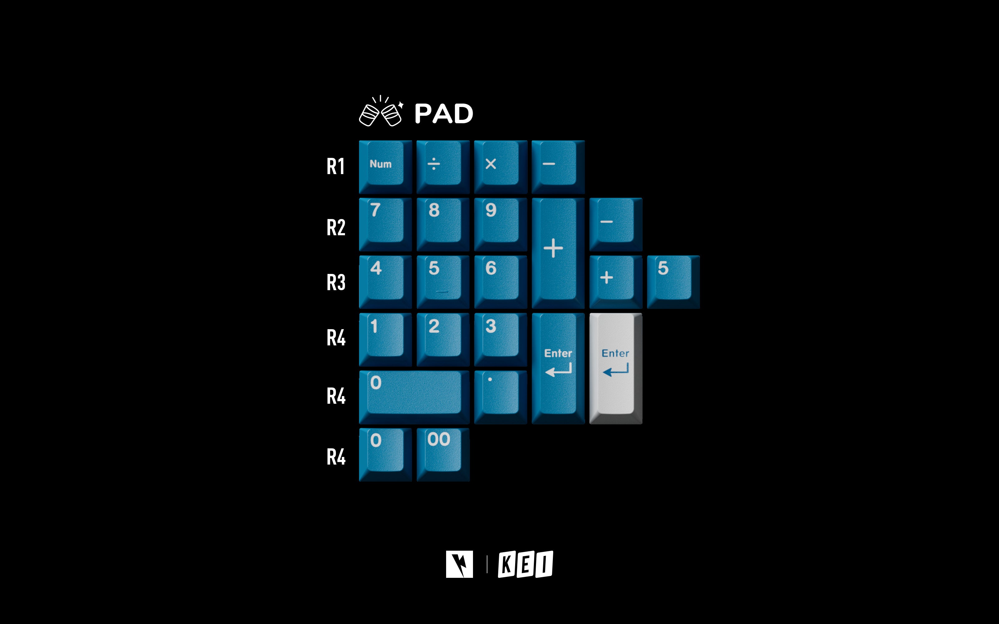 Keykobo Soju ABS Double-shot Keycap Set
