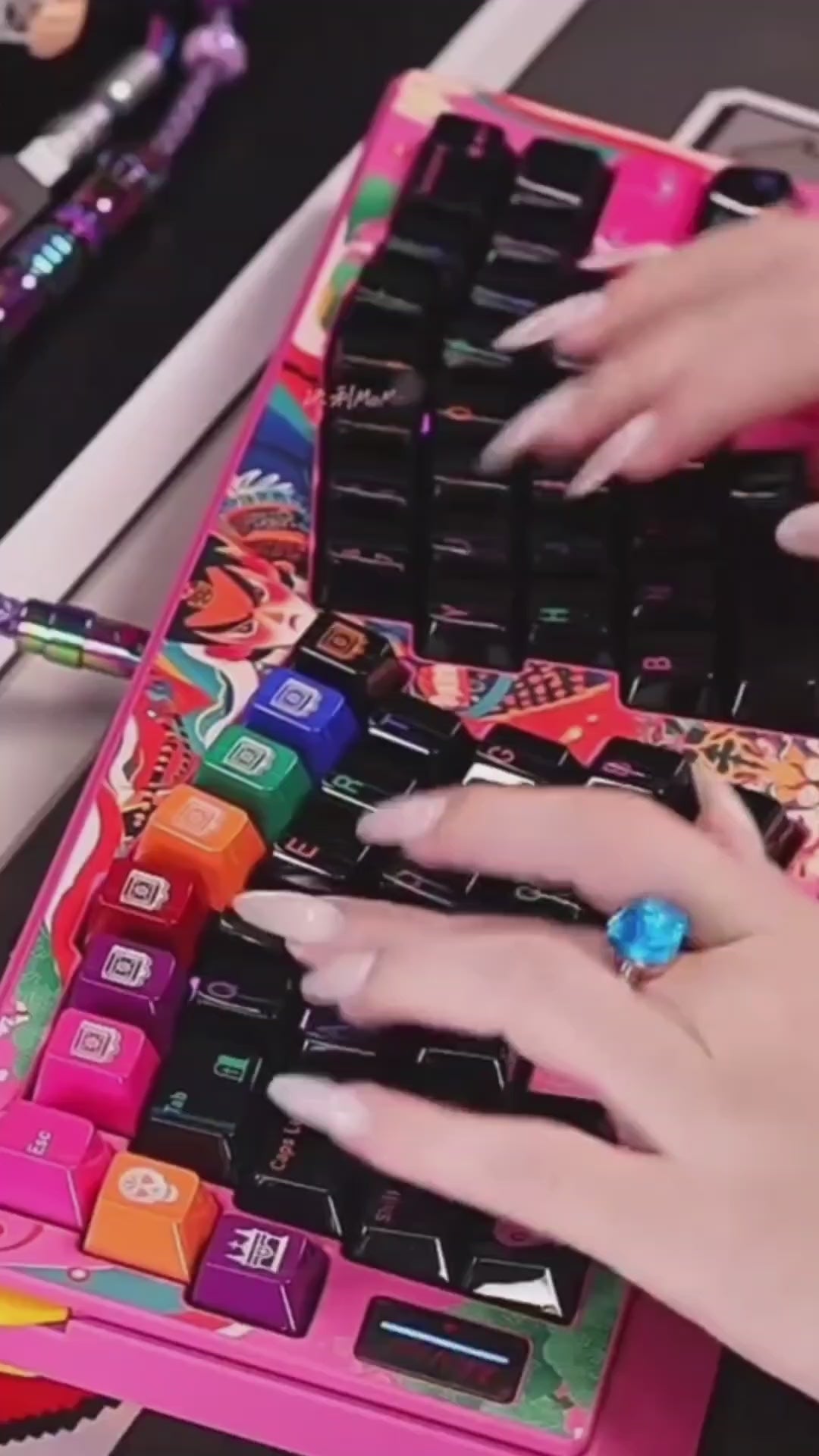 80Retros Day of the Dead Cherry Profile Keycap Sets