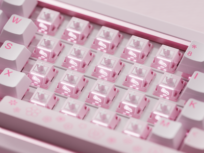 80Retros x HMX Blush Charm Linear Switches