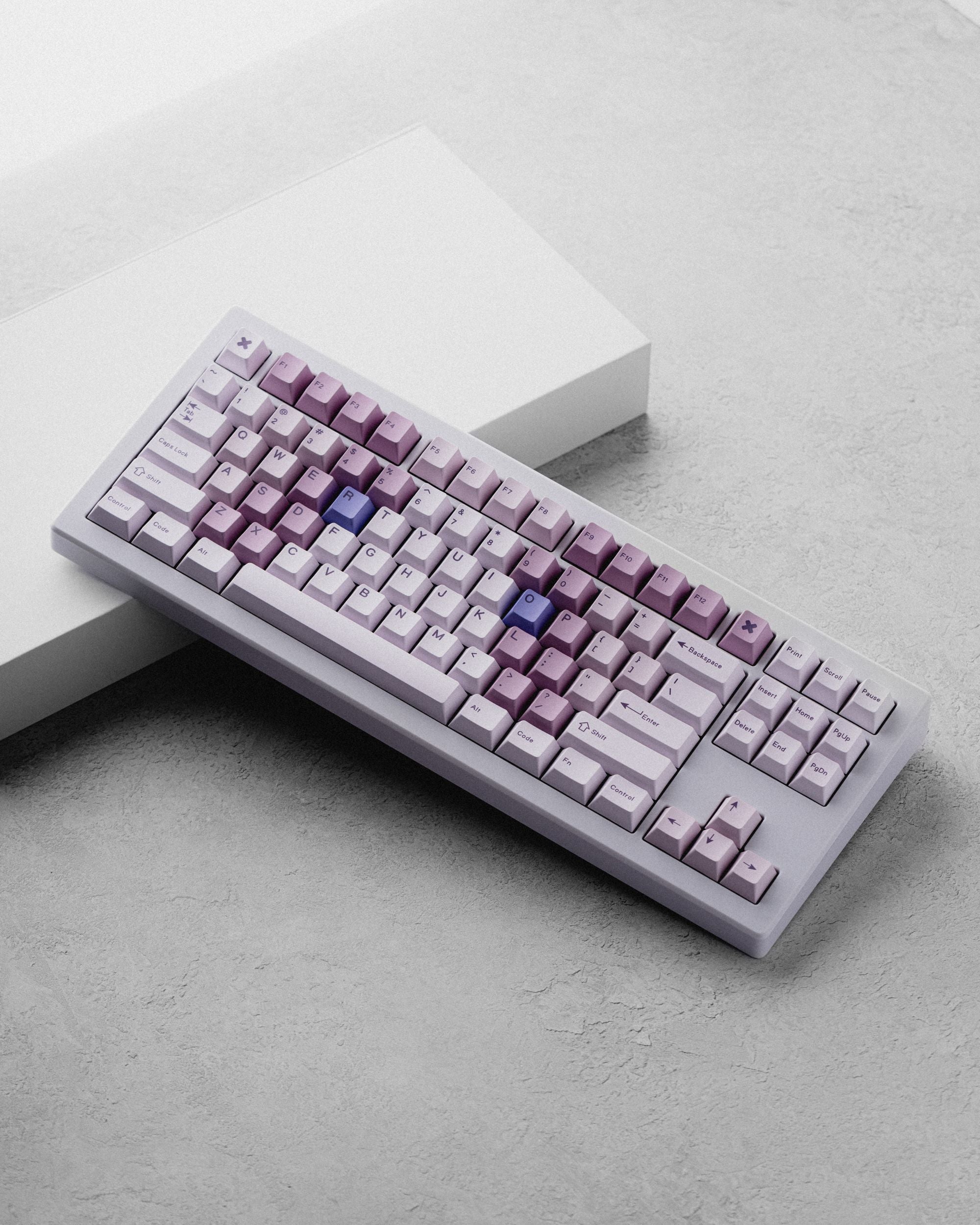 Tutkeys Taro Bobo Keycaps - PBT Dye-Sub Keycap Cherry Profile All In One