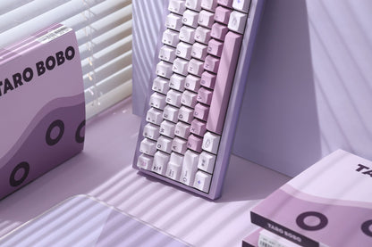 Tutkeys Taro Bobo Keycaps - PBT Dye-Sub Keycap Cherry Profile All In One