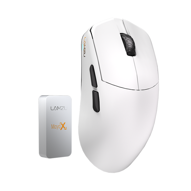 Lamzu Maya X 8K 8KHz Wireless Gaming Mouse, Black & White Color Selection