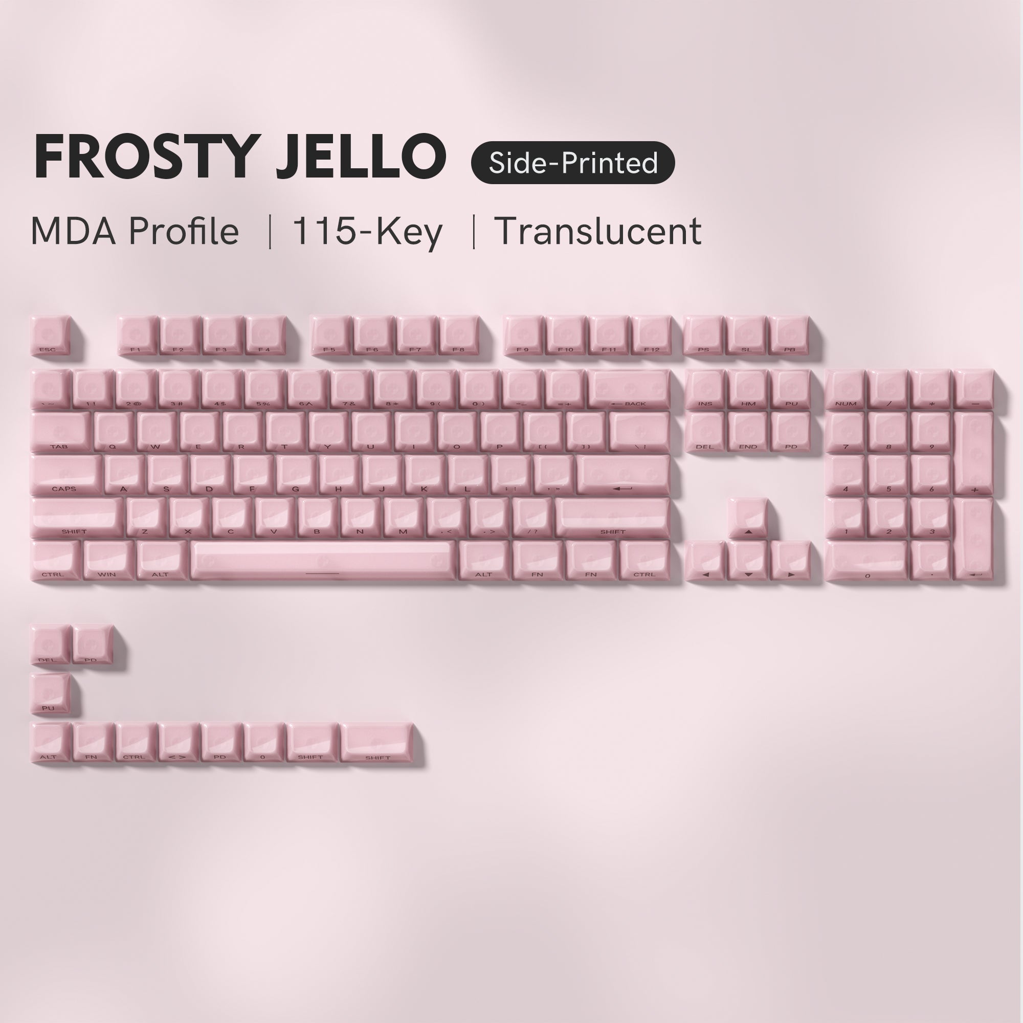 Womier Frosty Jello MDA Profile Keycap Set