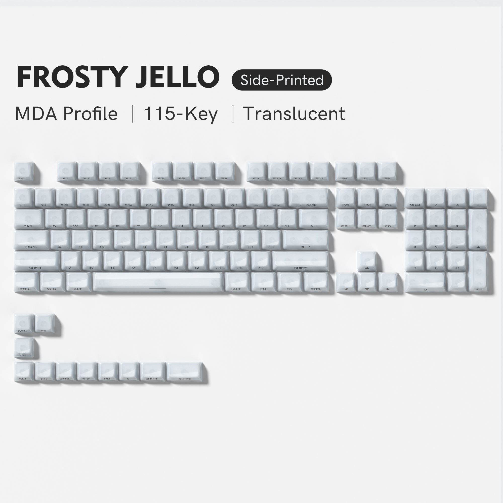 Womier Frosty Jello MDA Profile Keycap Set