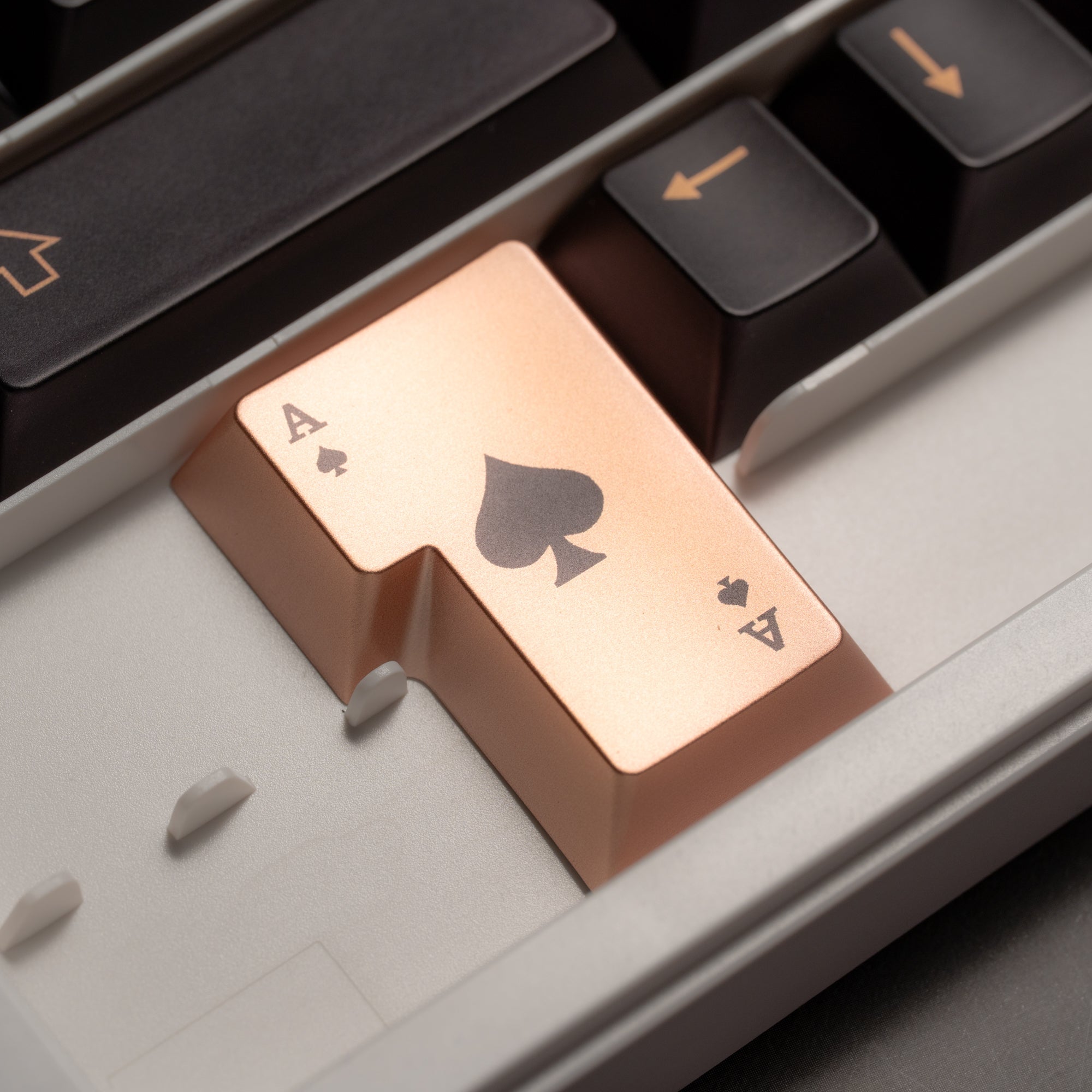 Womier Spade Cherry Profile Metallic Coating Keycap Set