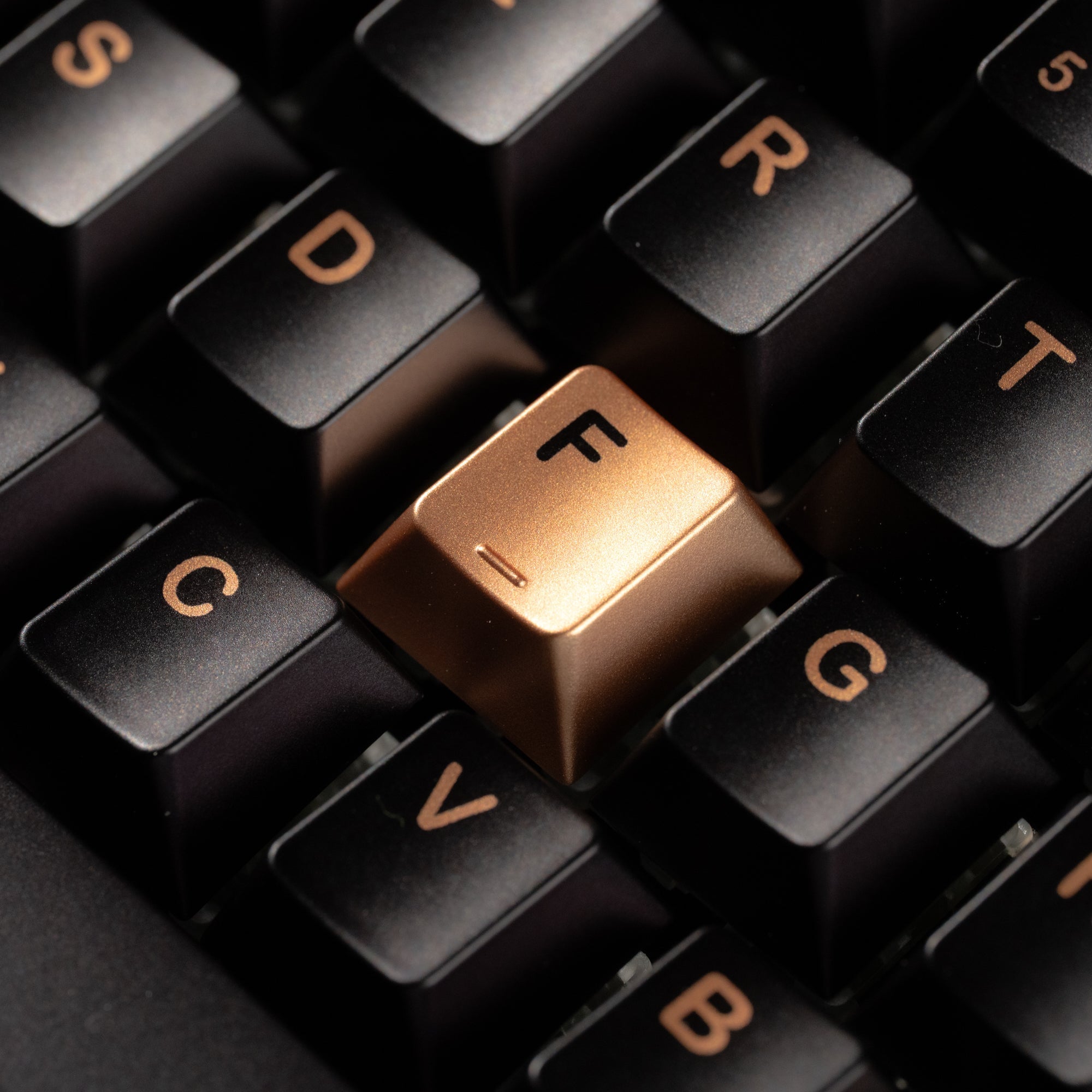 Womier Spade Cherry Profile Metallic Coating Keycap Set