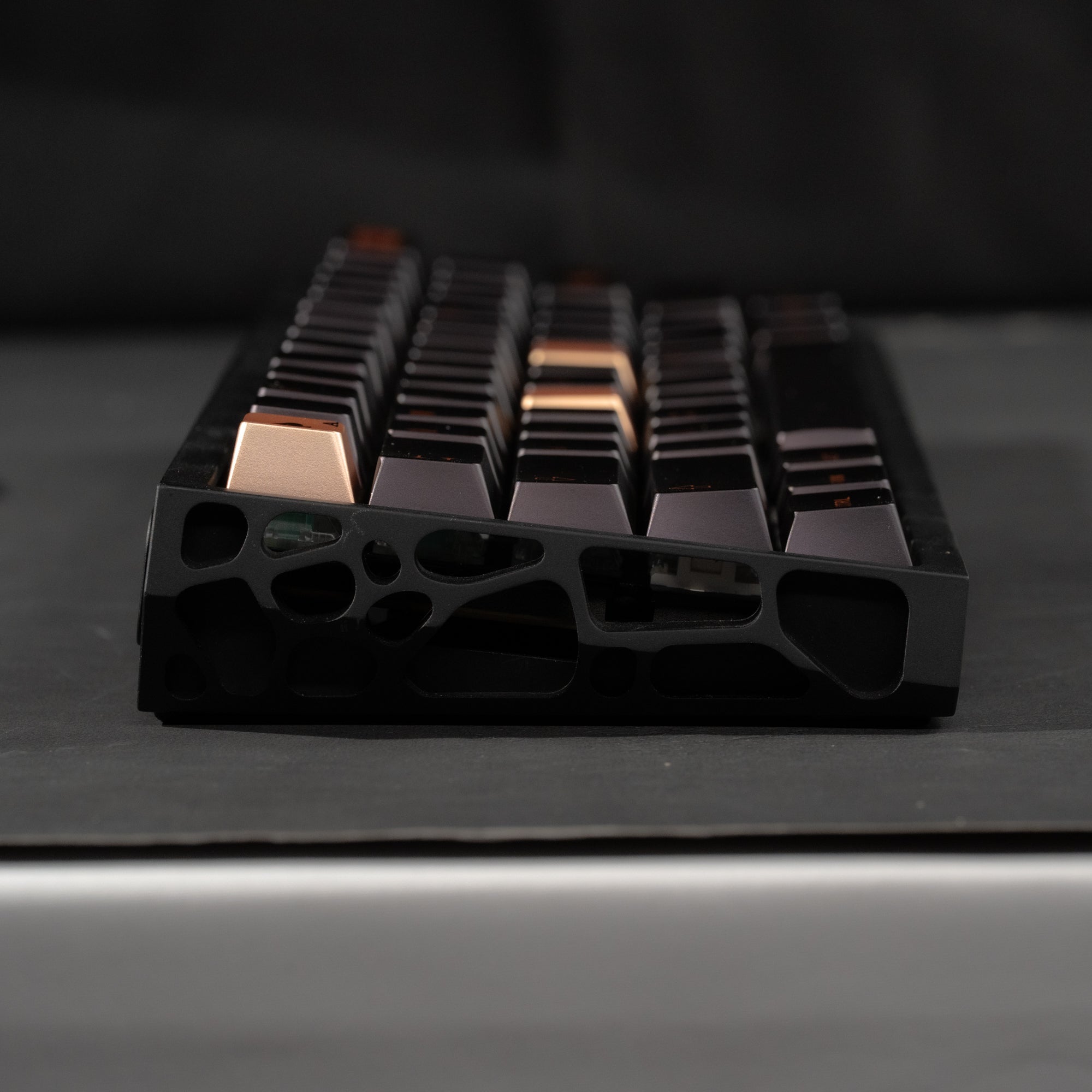 Womier Spade Cherry Profile Metallic Coating Keycap Set