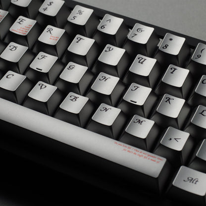 Womier Timeless Cherry Profile Metallic Coating Keycap Set