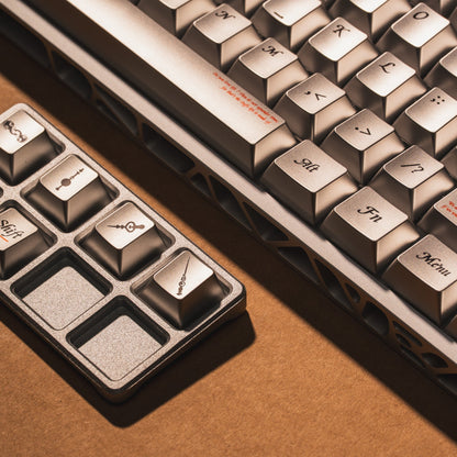 Womier Timeless Cherry Profile Metallic Coating Keycap Set