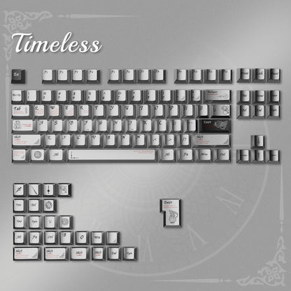 Womier Timeless Cherry Profile Metallic Coating Keycap Set