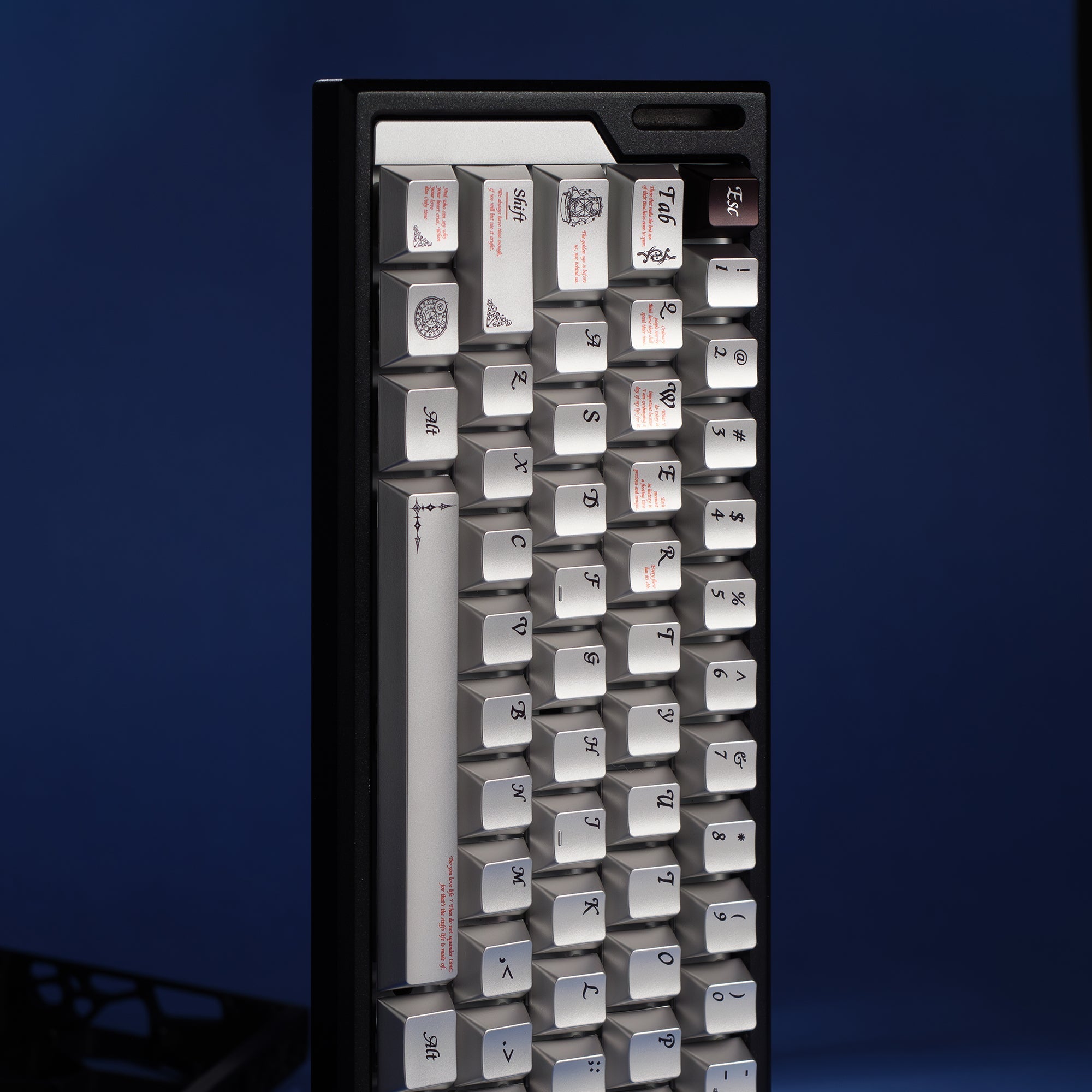 Womier Timeless Cherry Profile Metallic Coating Keycap Set