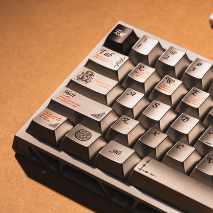 Womier Timeless Cherry Profile Metallic Coating Keycap Set