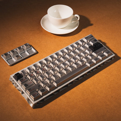 Womier Timeless Cherry Profile Metallic Coating Keycap Set