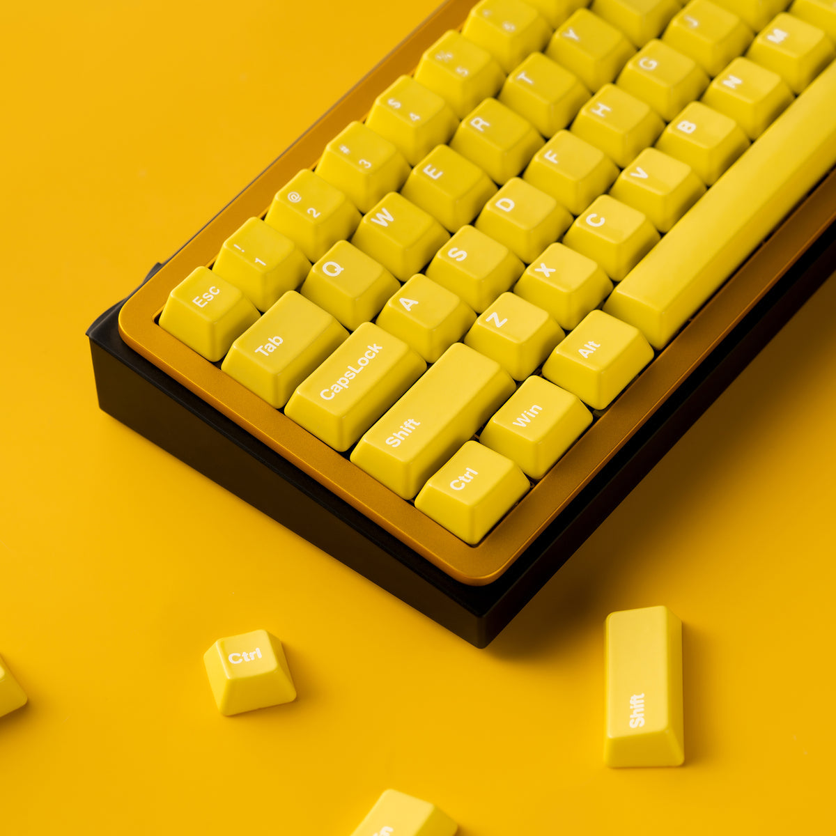 Cerakey Ceramic Keycap Full Set V2 - Yellow