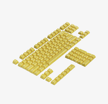 Cerakey Ceramic Keycap Full Set V2 - Yellow Full Set