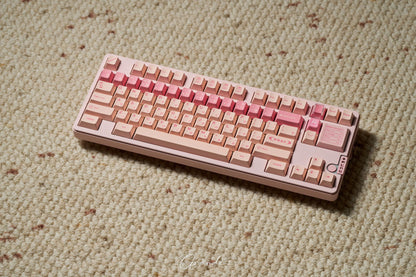 Tutkeys Yakeylt Peach Keycaps - PBT Dye-Sub Keycap Cherry Profile Keycap Set 