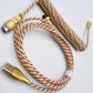 Custom Coiled Aviator Artisan USB-C Cable 