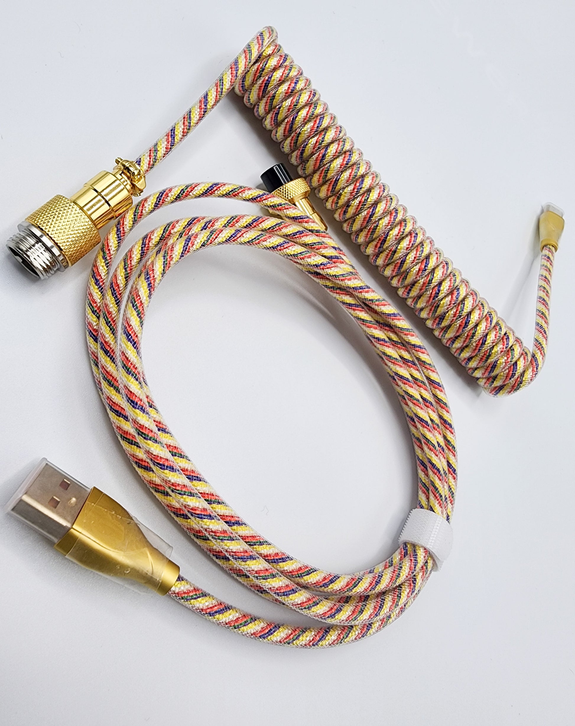 Custom Coiled Aviator Artisan USB-C Cable 