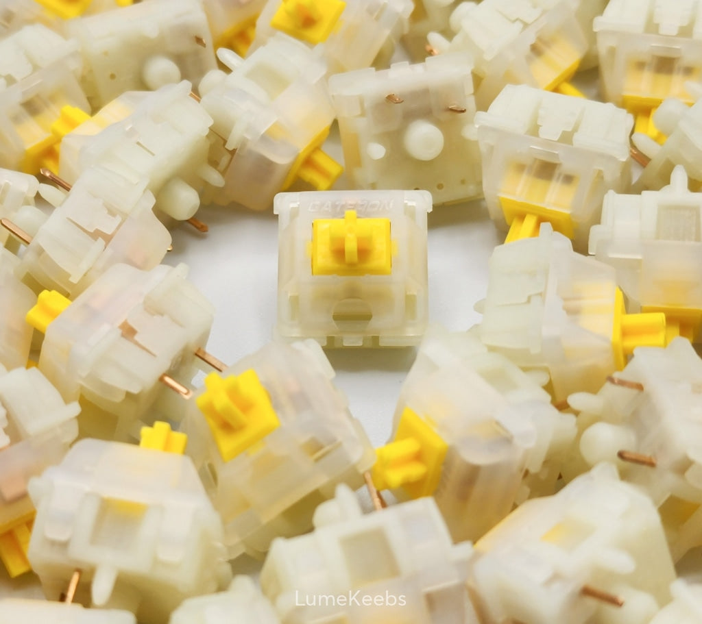 Gateron Ks-3 Milky Yellow Pro Linear Switches