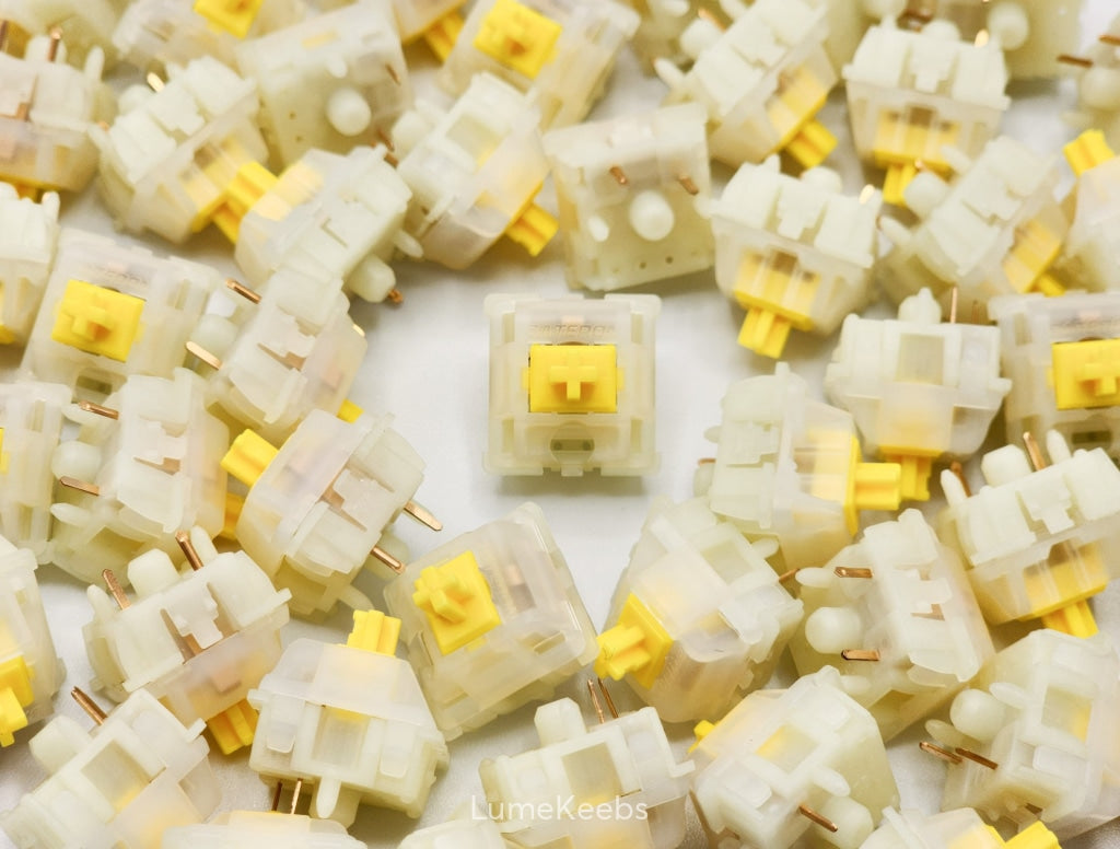 Gateron Ks-3 Milky Yellow Pro Linear Switches