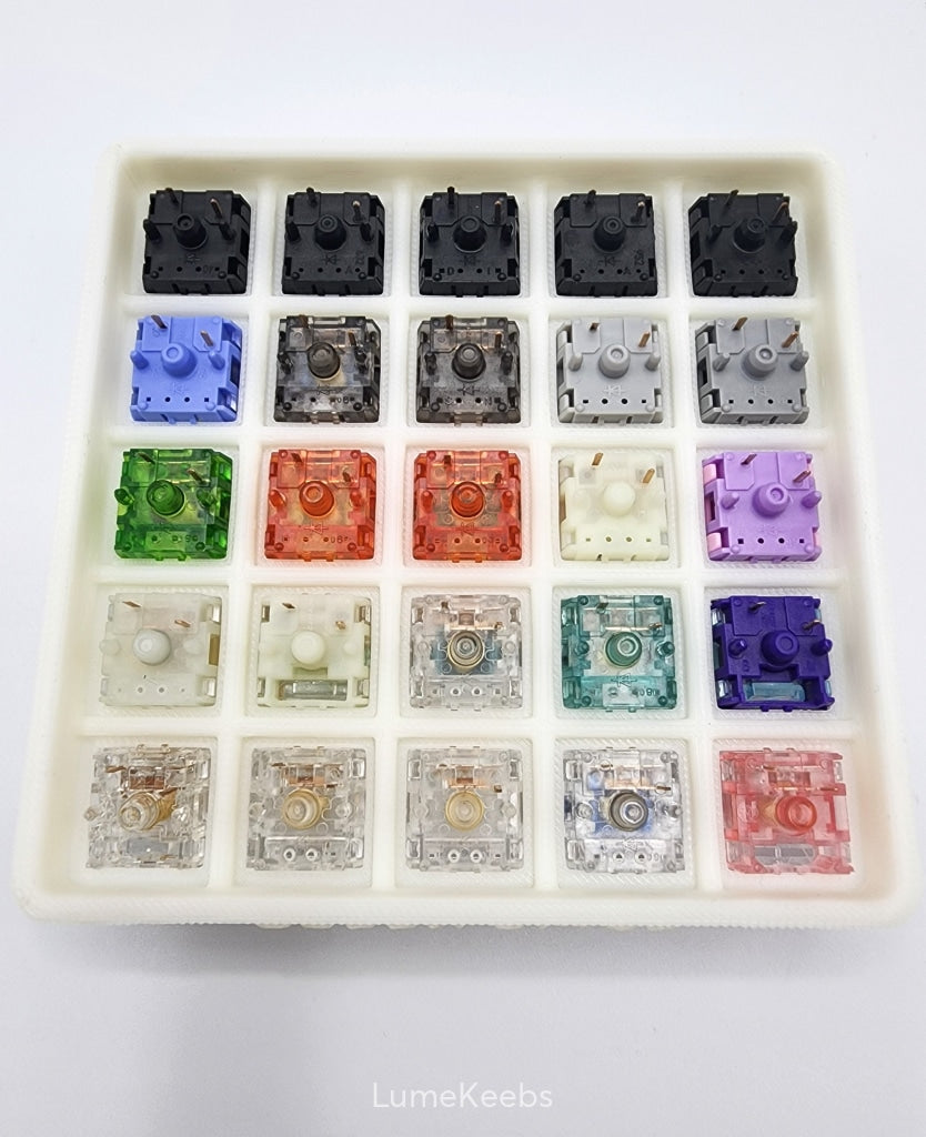 Mechanical Keyboard Switch Tester - 20 RANDOM TACTILE SWITCH SAMPLE PACK