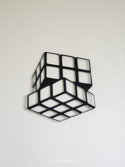 3D Printed Rubik's Cube Wall Art Decoration |  The Perfect Gift | Home Decor