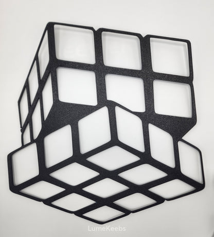 3D Printed Rubik's Cube Wall Art Decoration |  The Perfect Gift | Home Decor