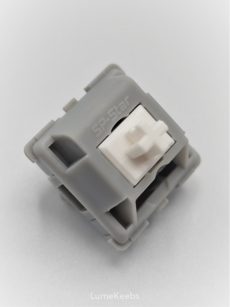 Sp-Star Meteor White Linear Switches Lubed